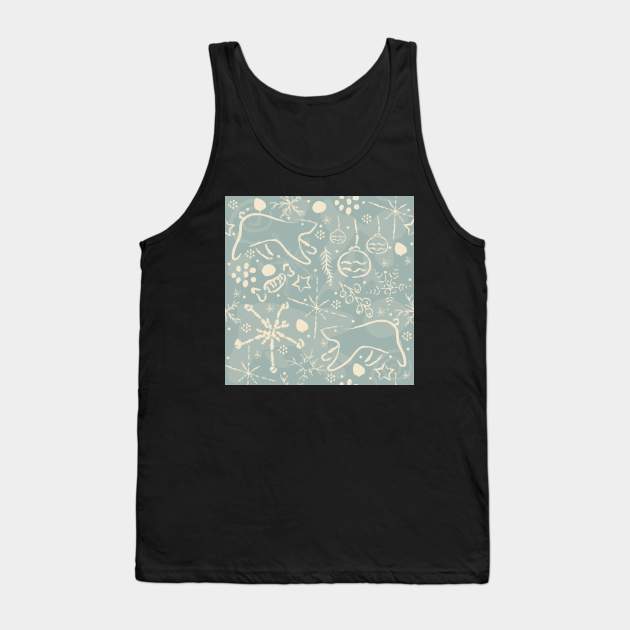 Winter Pattern Tank Top by Creative Meadows